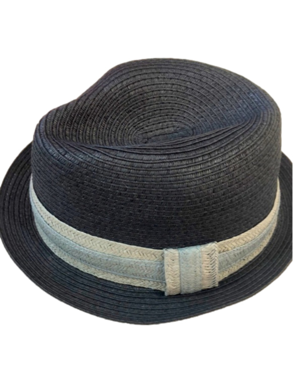 S/M Perry Ellis Portfolio fedora paper hat